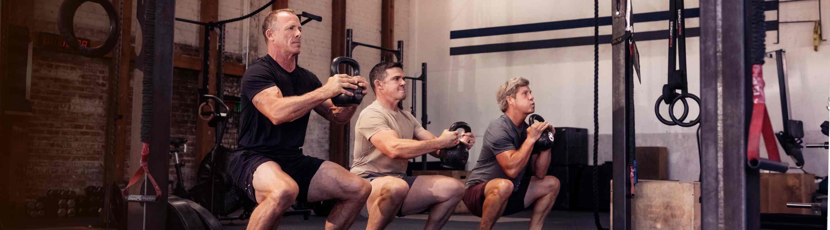 men working out