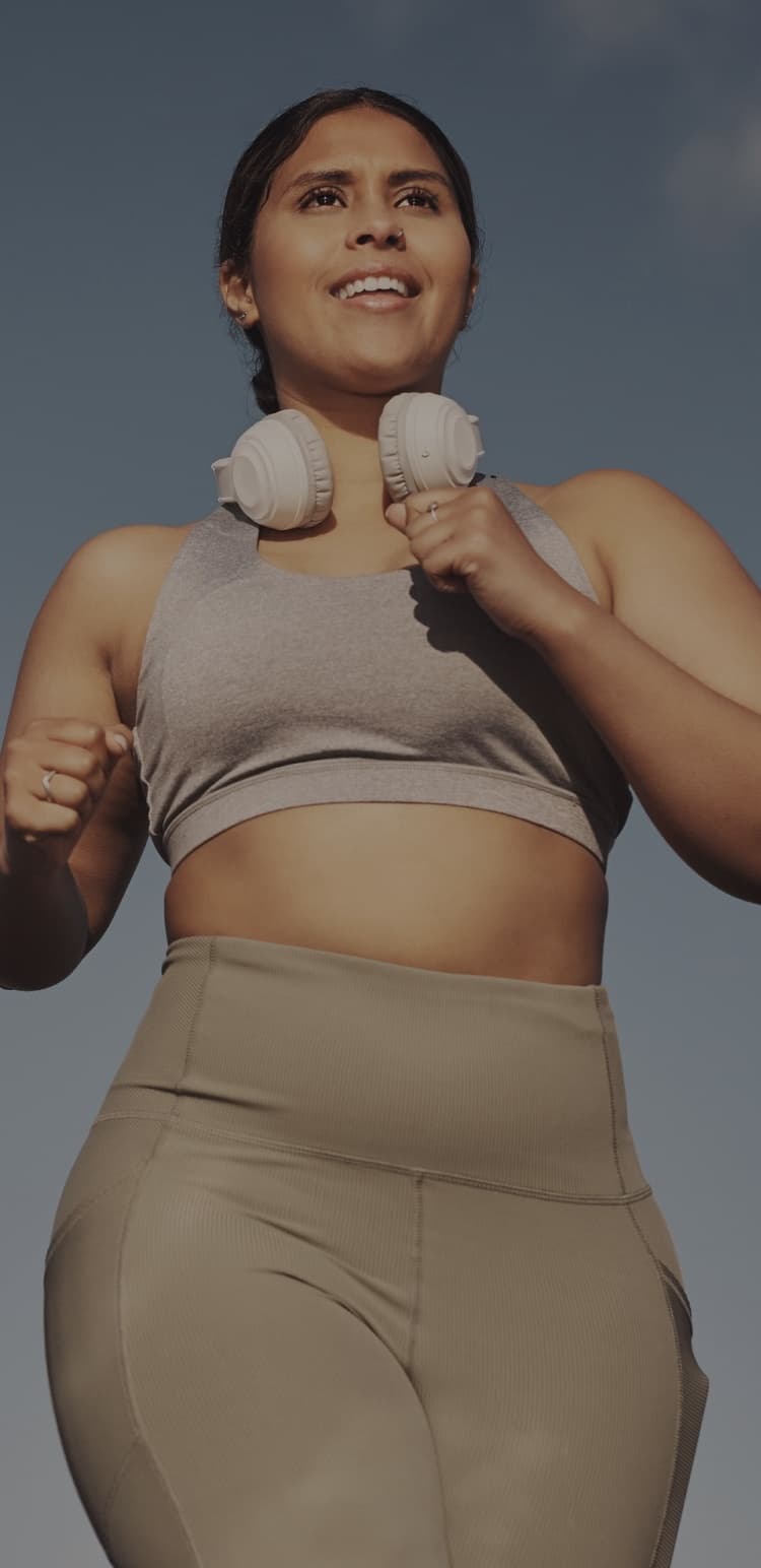 woman running