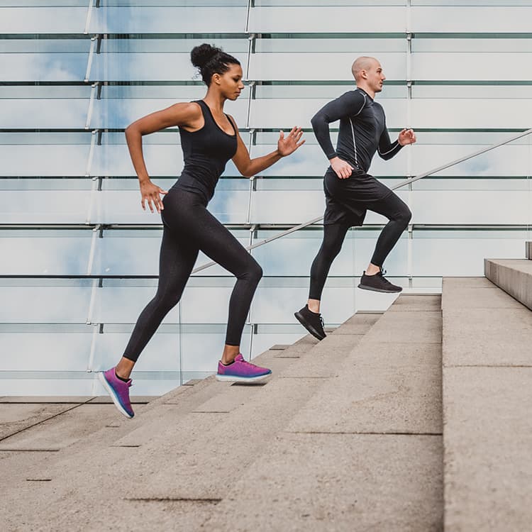 running together