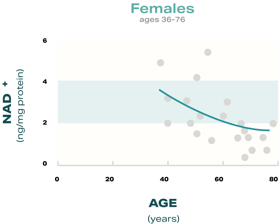 NAD+ female desktop Graph