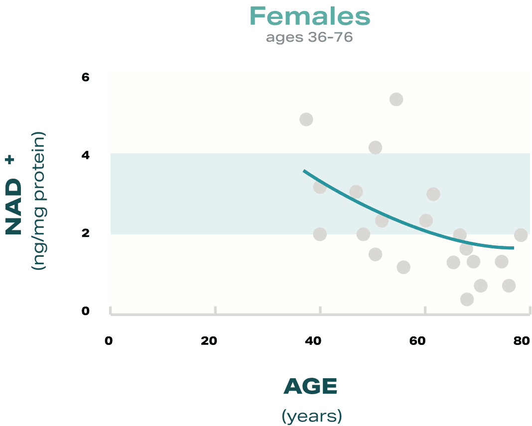 NAD+ female desktop Graph