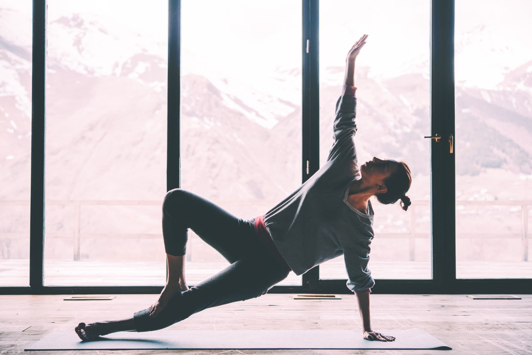 Woman doing yoga