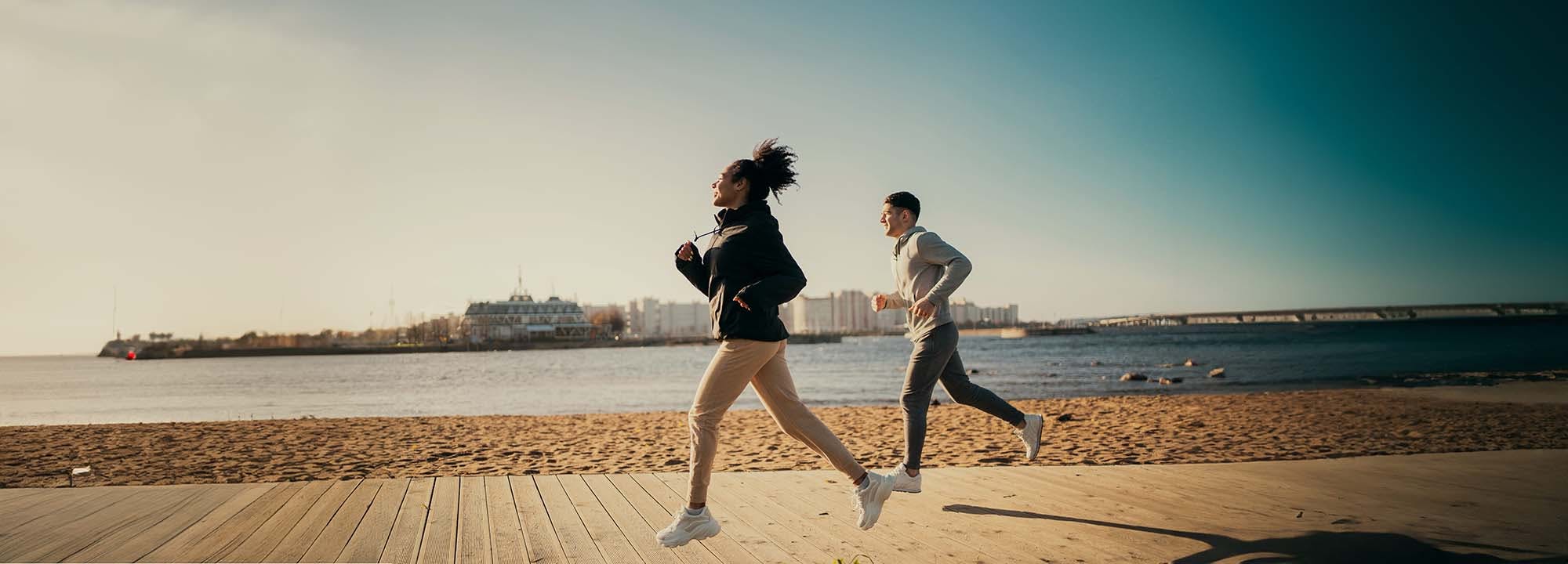 Heart Health Hero Couple Running